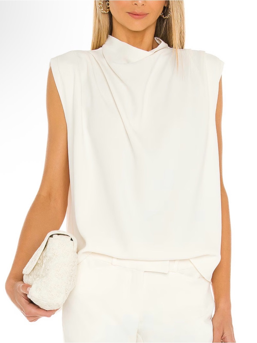 Amanda Uprichard Fabienne Top in Ivory